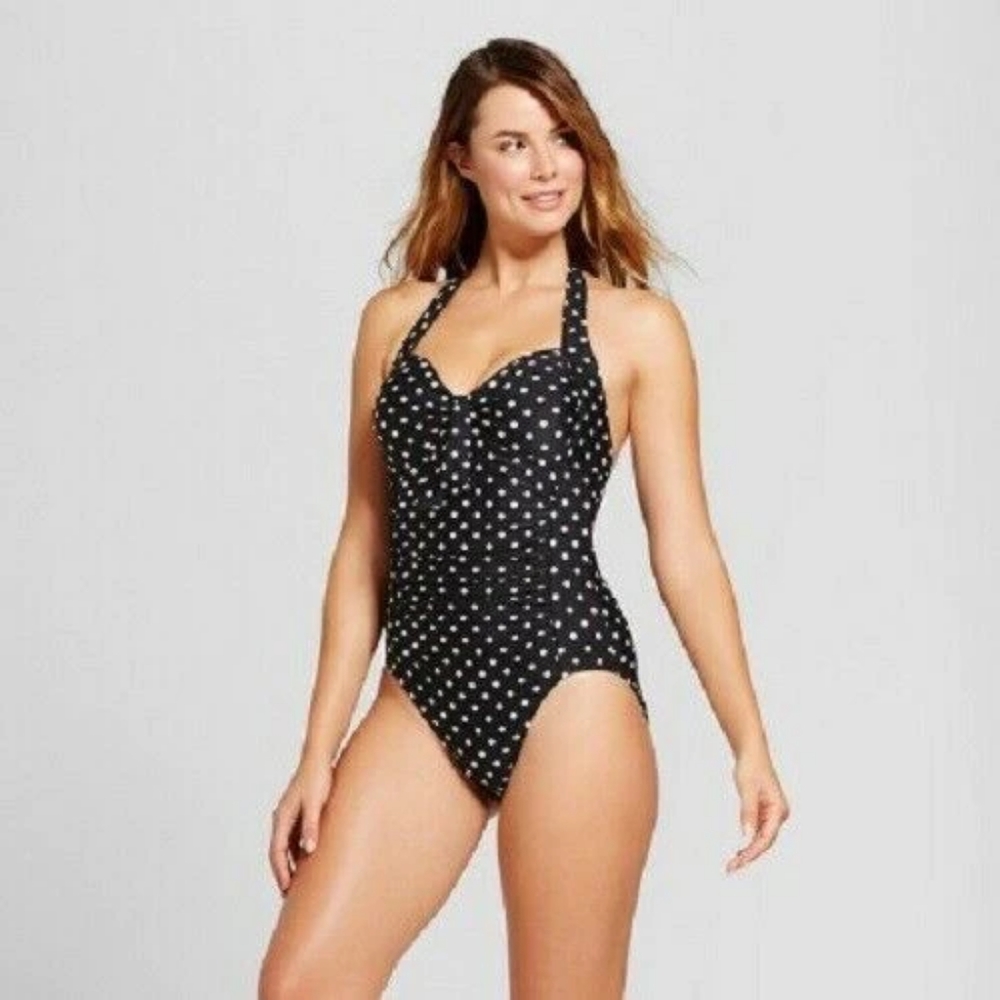 Merona Vintage Polka Dot Swimsuit